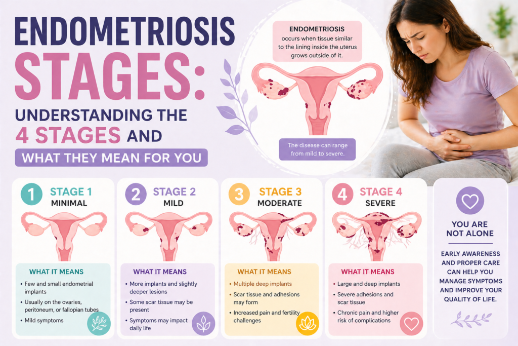 Endometriosis Stages: Understanding the 4 Stages and What They Mean for You