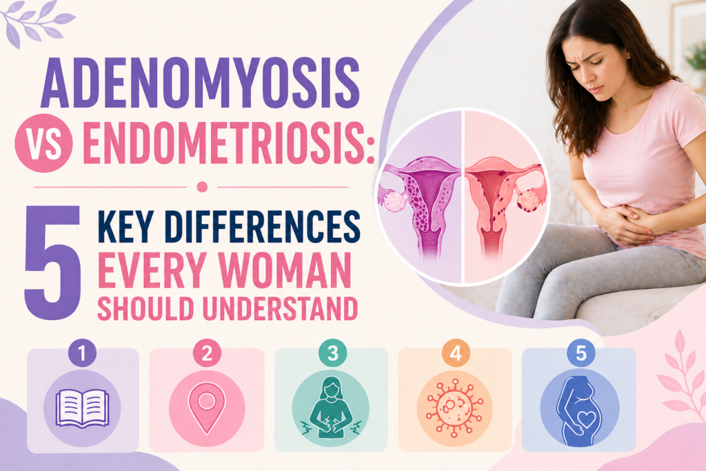 Adenomyosis vs Endometriosis: 5 Key Differences Every Woman Should Understand